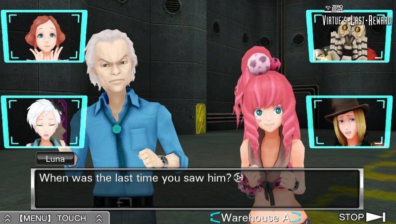 There’s a lot of variety in VNs, take for an example the picture here, Zero Escape: Virtue’s Last Reward. No way would anyone mistaken this for a Dating Sim because there’s no attributes of it.